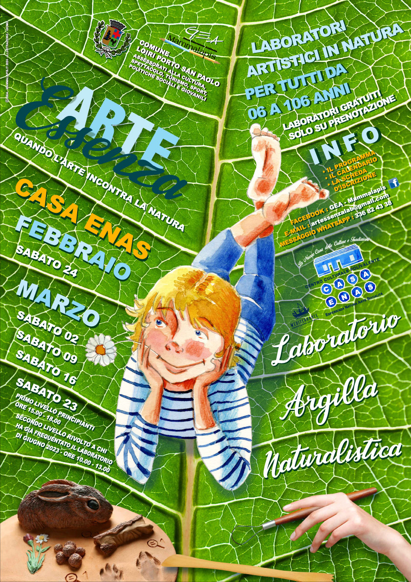 Locandina Laboratorio Argilla febbraio-marzo 2024
