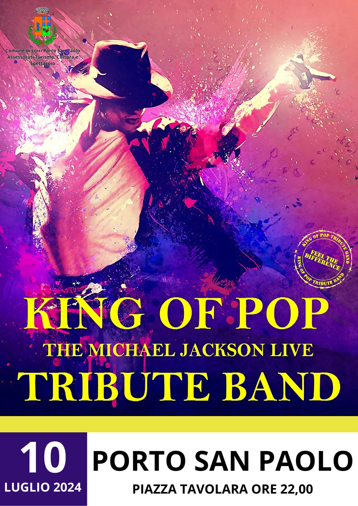 10 LUGLIO 2024 TRIBUTO MICHAEL JACKSON