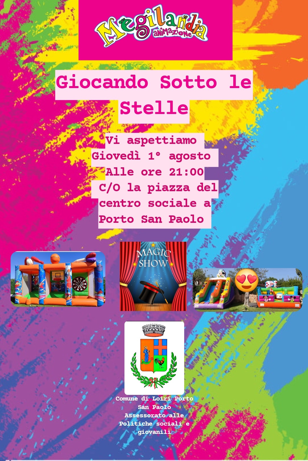 1.8.2024 giocando sotto le stelle