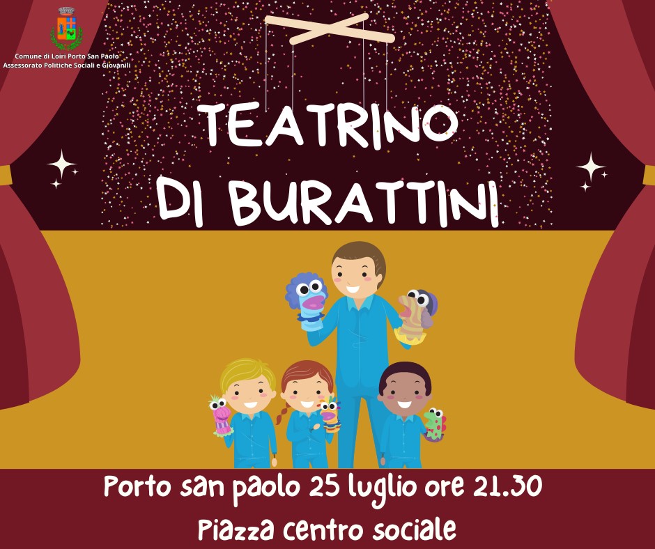 25 luglio teatro burattini