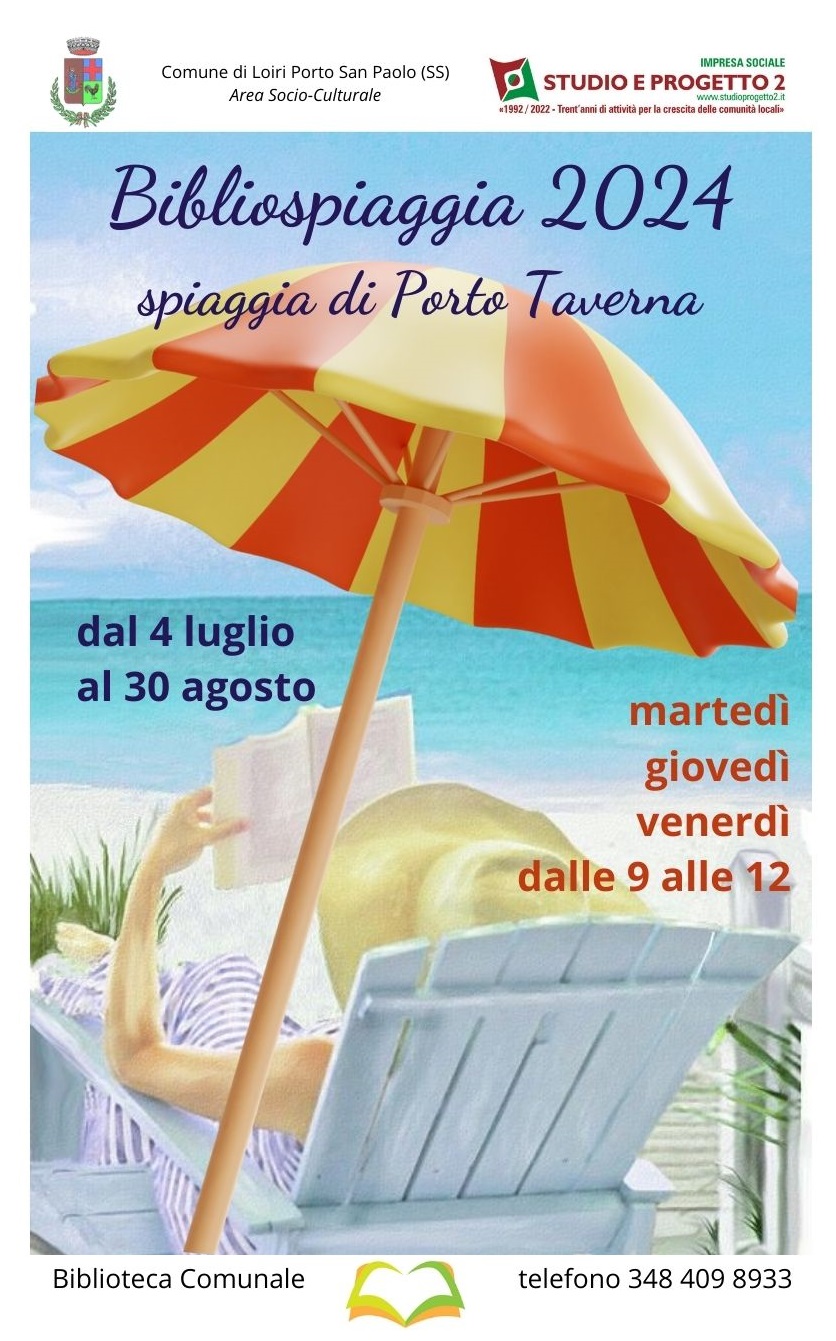 Locandina Bibliospiaggia 2024