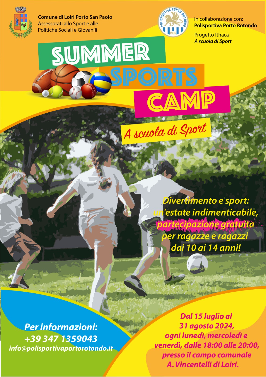 Locandina SUMMER SPORTS CAMP 2024