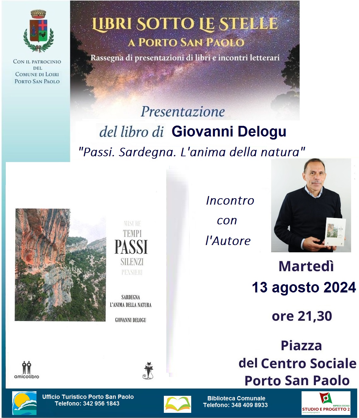 13 agosto 2024 Locandina Libri sotto le stelle