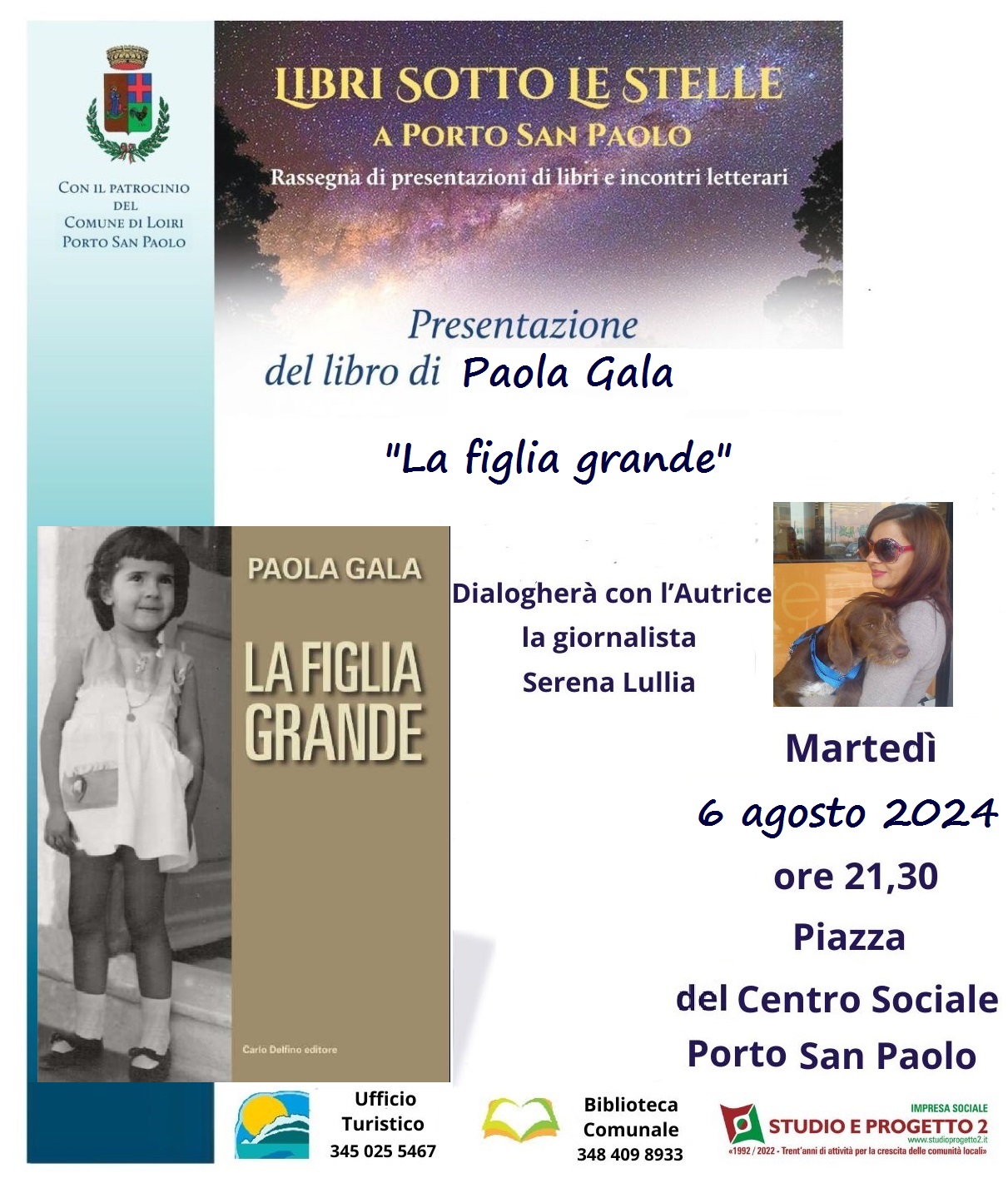 6 agosto 2024 Locandina Libri sotto le stelle