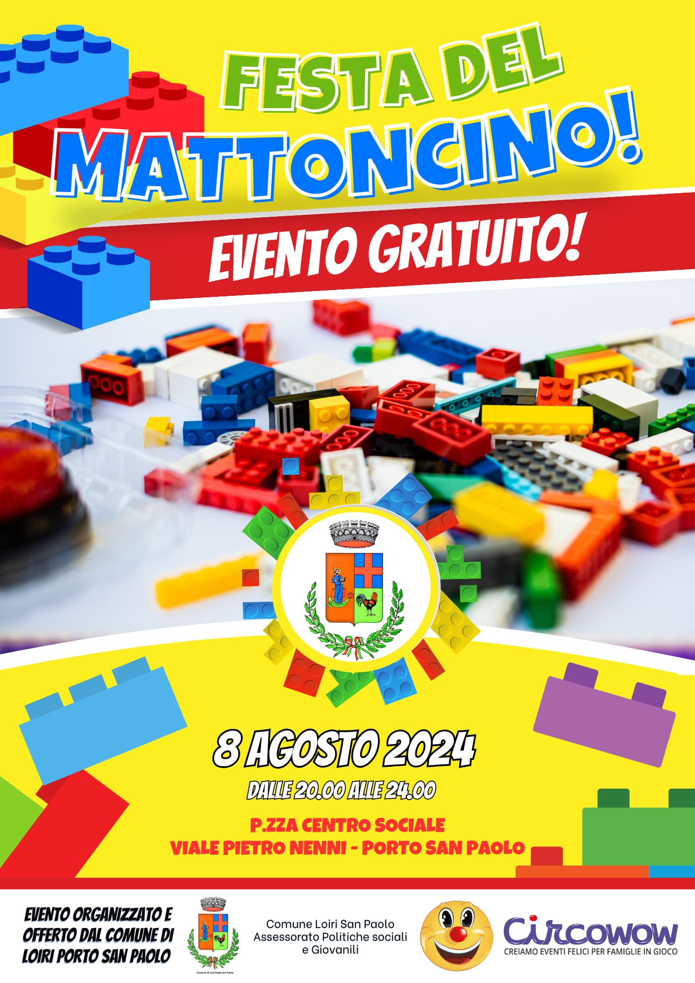 8 agosto 2024 Festa del Mattoncino