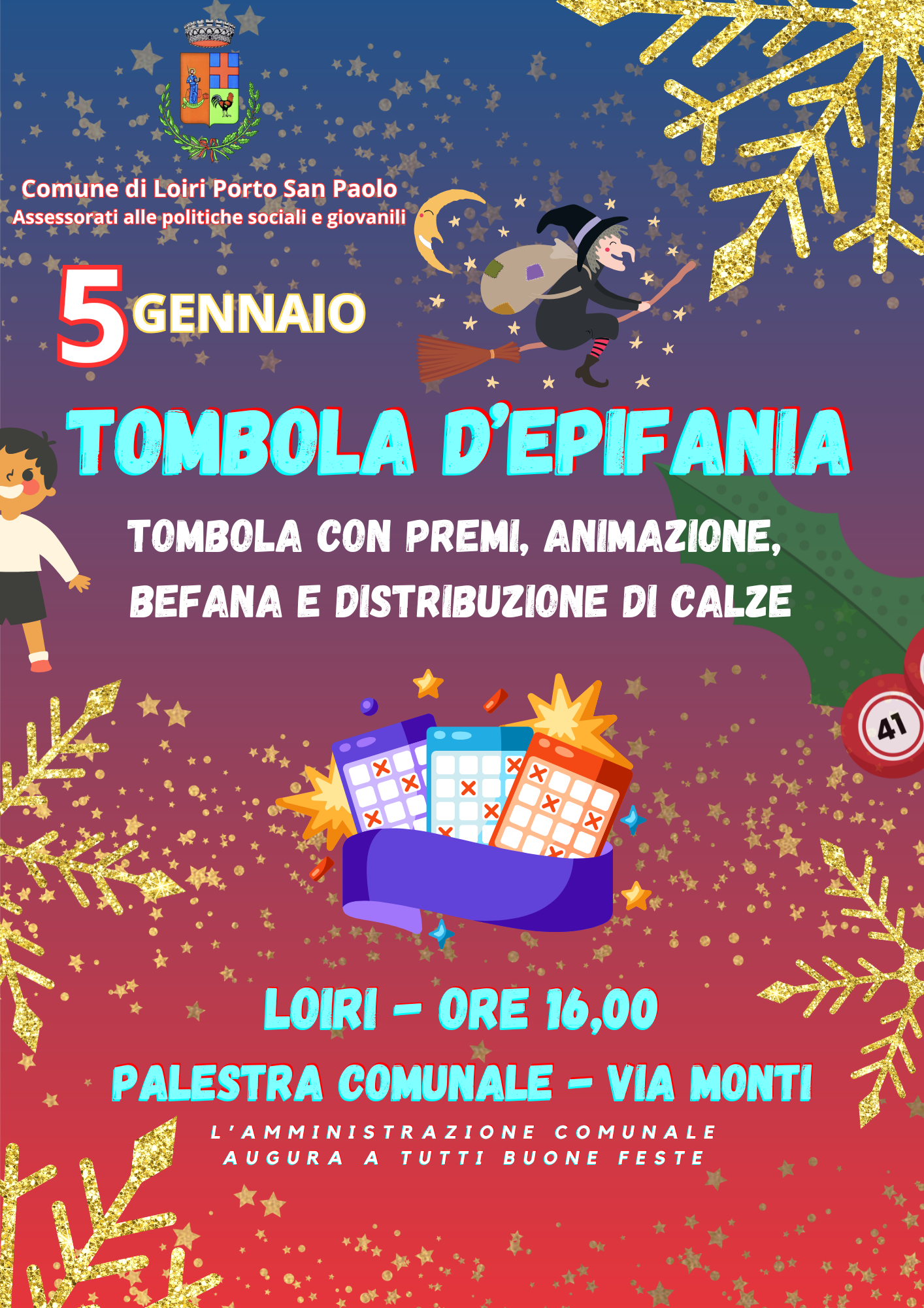 Tombola loiri 5 gennaio
