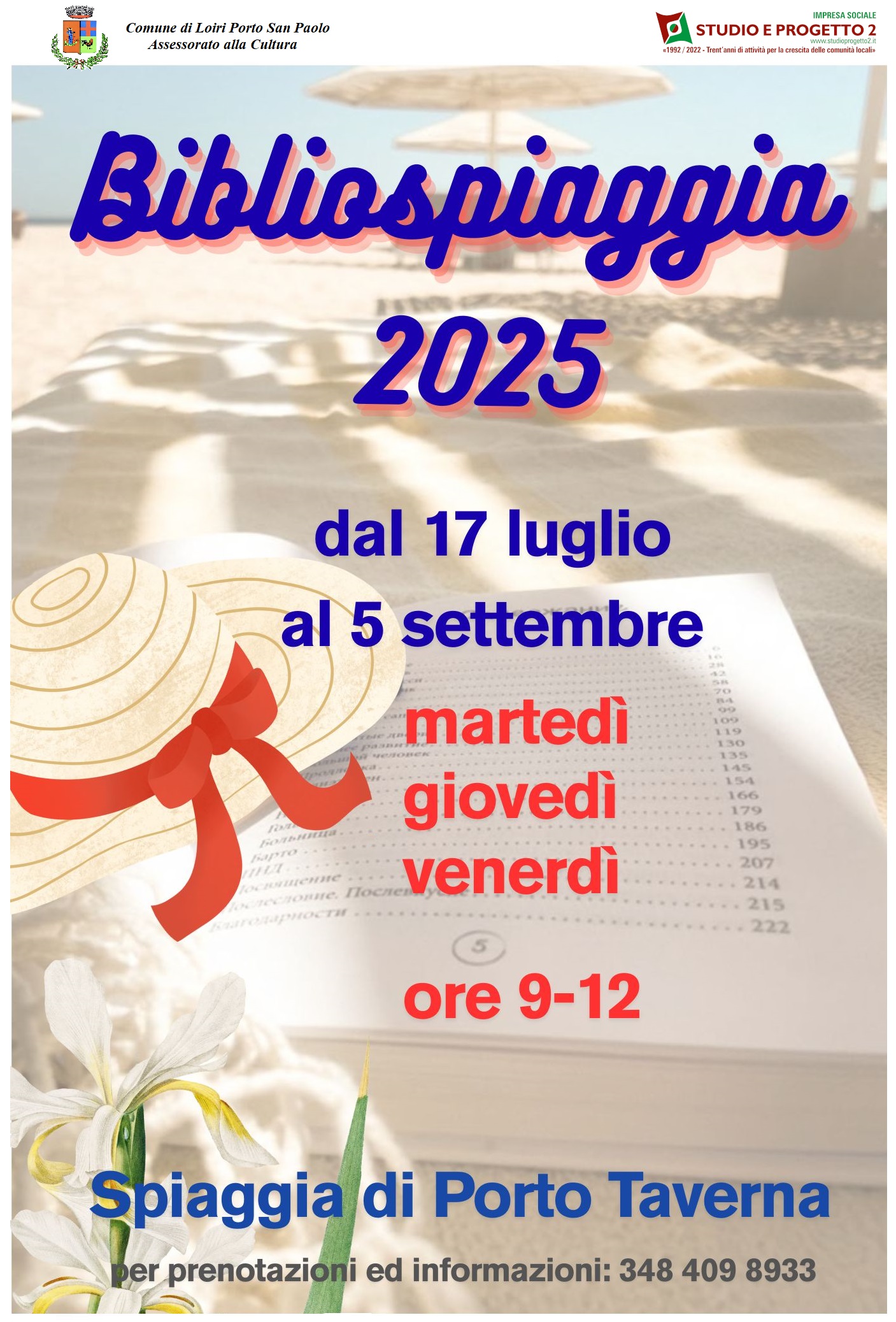 Locandina Bibliospiaggia 2025 def